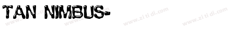 TAN NIMBUS字体转换